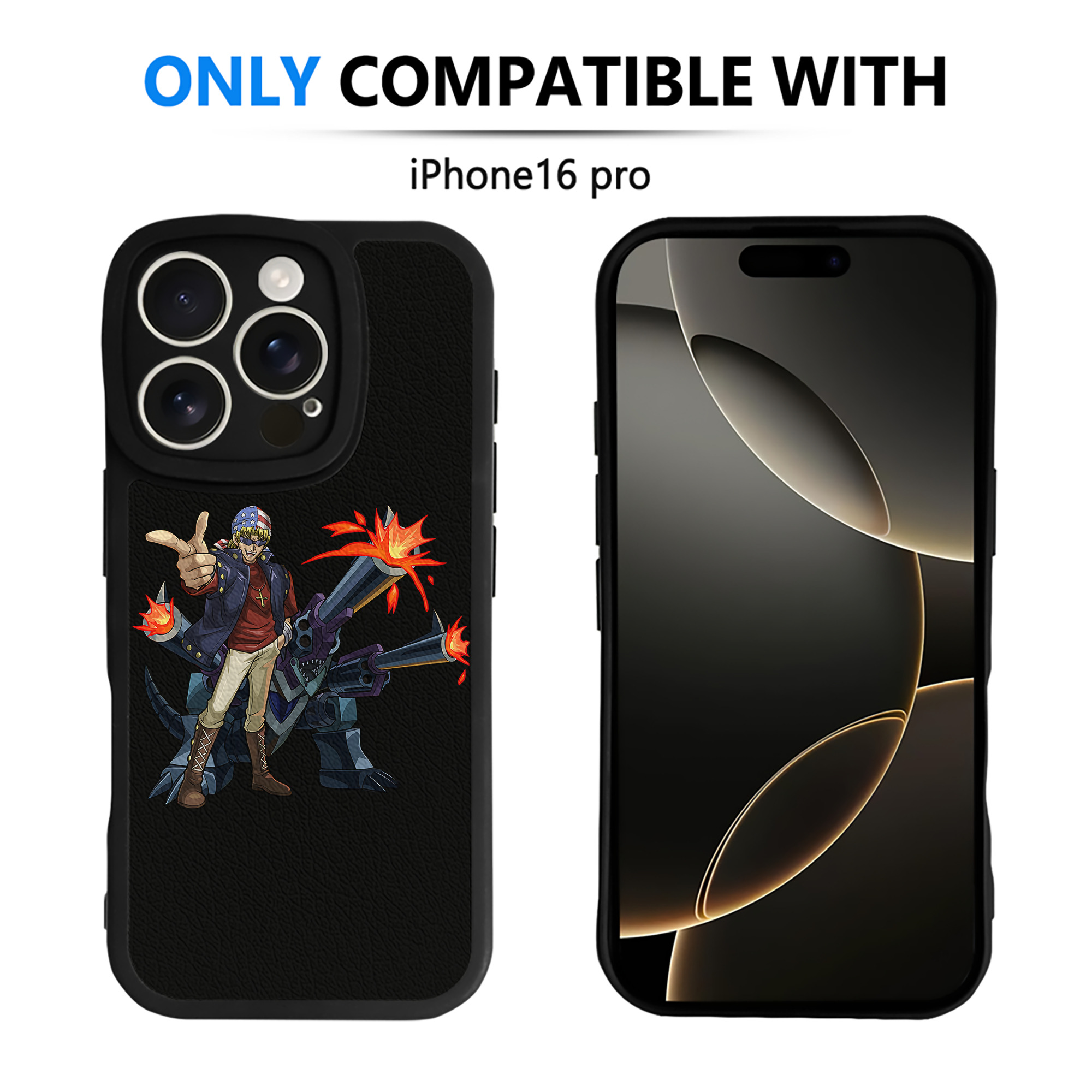 遊☆戯☆王 Yu-Gi-Oh! 【iPhone 16シリーズ対応】シリコンスマホケース（レザー調） 材質：シリコン
